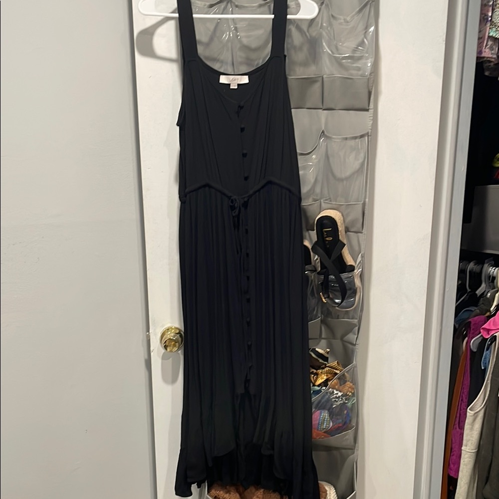 Loft Black Sleeveless Dress